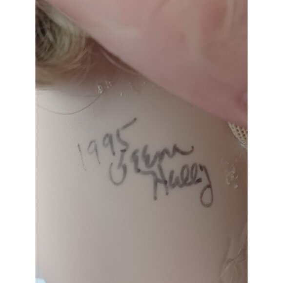 Shirley Temple Heidi Handcrafted OOAK  Porcelain Doll 15.5" Vintage Jeena Hally - Picture 8 of 8